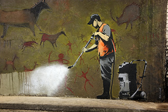 Banksy - Graffiti removal