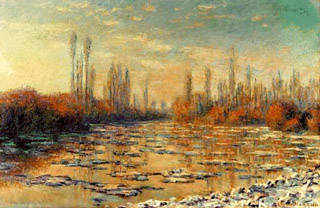 Monet - The Floating Ice